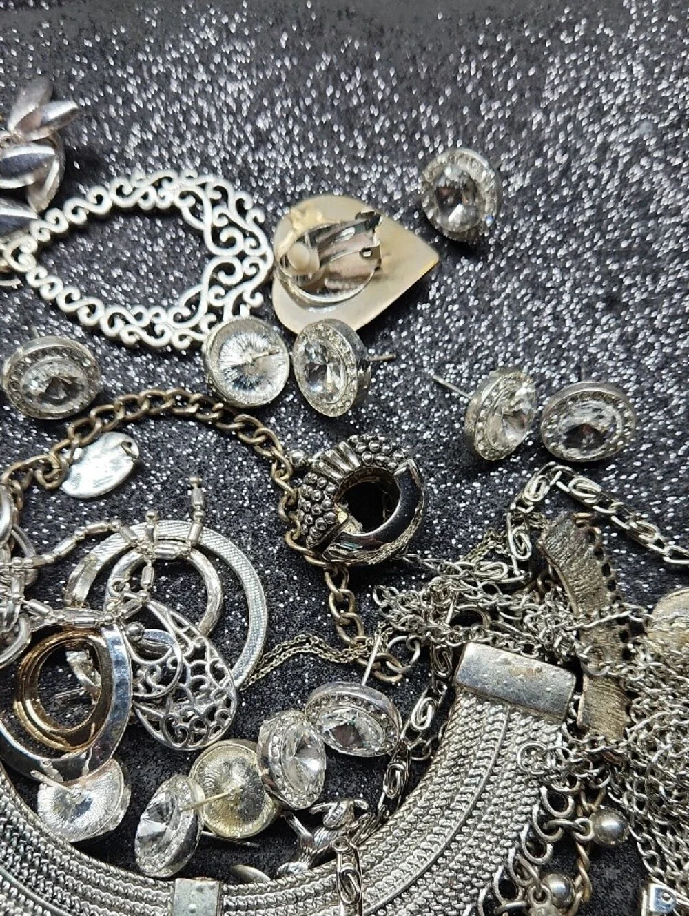 Silver-Tone Broken Or Missing Craft Bag